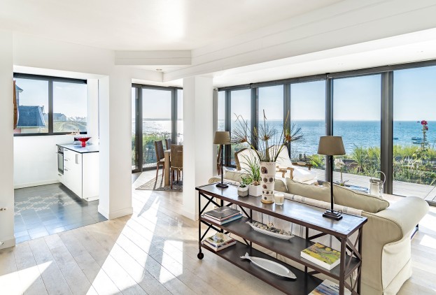 Aluminium Fenster-Haus-Ausblick