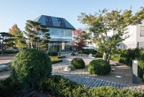 The heroal administration building by day